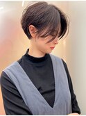 【morio】浦和　黒髪　センターパート　かっこいい　ショート♪