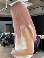 ペレ 梅田(PELE)&nbsp;くびれヘア/アプリコットオレンジ/夏のヘアアレンジ/梅田