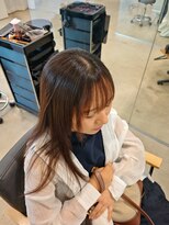 ビーヒアナウ N゜03 金沢駅西店(BE HERE NOW) 前髪縮毛矯正/ナチュラル矯正/美髪矯正/美髪ストレート/髪質改善