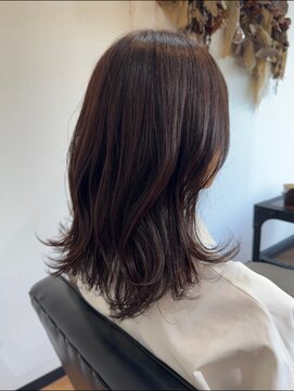 ティア ヘアデザイン(Theia hair design) おフェロレイヤー × グレージュ
