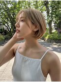 グランマッシュ/細めハイライト/ショート/白髪ぼかし/前髪/大宮