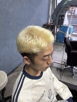 クレオ 福大通り店(CREO)&nbsp;抜きっぱなしブロンド×ショートスタイル