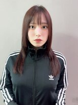 アルバム 銀座(ALBUM GINZA)&nbsp;前髪カットロング顔周りレイヤー小顔_F1219