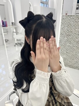 コア プラス 立川(COA PLUS) 成人式ヘア卒業式ヘア髪質改善ダブルカラーリボンハーフツイン轟