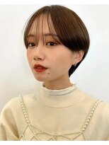 パザパ 寒河江店(pa.za.pa.)&nbsp;ナチュラルマッシュショート/韓国風暗髪/ショコラブラウン/30代