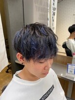 リレーションメンズヘアー(RELATION MEN'S HAIR)&nbsp;マレットヘアツイストバズカット短髪メンズスパイラルパーマ
