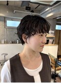 ショートパーマ× ダークブラウン ☆松梨☆