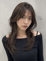エイチ ウルフカット 大阪梅田(811)&nbsp;アンブレラカラー外ハネボブウルフボブグラデーションカラー50代