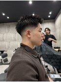 MEN'SHAIRウルフカルマパーマメンズショートイージーパーマ
