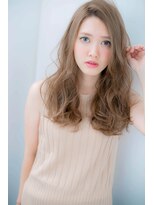 ローレン(LOREN)&nbsp;＊LOREN＊セミウェットミルクティーカラー透明感ロングウェーブ