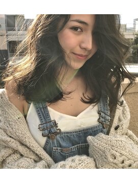 メロウ(MELLOW) 【外国人風】シアーグレーアッシュカラーＬＯＢ