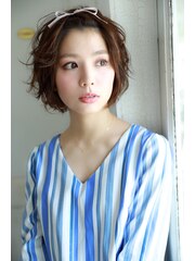 Bella Yumie☆褒められ髪☆可愛いショートヘアのサマーアレンジ