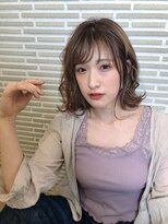 アナザーワールド(ANOTHER WORLD)&nbsp;ボブ/外ハネ/ミルクティー/ベージュ【渡辺まみ】