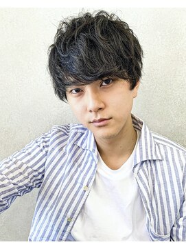 カナン 銀座(CANAAN) CANAAN アッシュブラックマッシュパーマスタイル