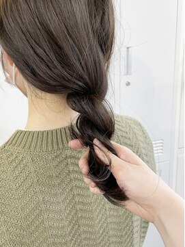 イコ 表参道原宿(ico) オリーブベージュ イルミナカラー ブリーチなしダブルカラー