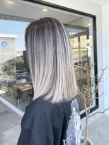 ナンバー(number+)&nbsp;20代30代ハイライトバレイヤージュブリーチ立体感透け感