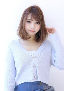 オーロ 宝塚店(ORO) イメチェン前髪ひし形シルエットくびれエアリーミディ