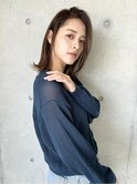 【The C 森谷やよい】ナチュラル◎外ハネミディ