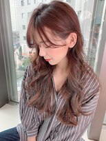 ウノプリール 茶屋町店(unopulir)&nbsp;【濱口】 ロングレイヤーカット　ココアブラウン