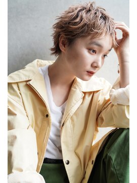 カライングドゥ(ing deux) 大人可愛い20代30代40代黒髪前下がりショートボブ丸みショート◎