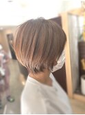 スタイリングが簡単☆丸みショート