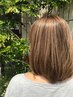 【白髪が気になる方に】白髪ぼかしハイライト+髪質改善カラーエステ ￥18,480