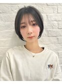 ［岩井style］20代30代40代シースルーショートボブ