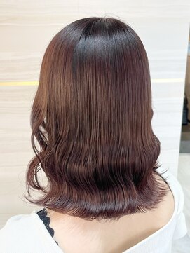 エルバイラビス 大宮(elu by lovis) 《chihina》ピンクラベンダー/ブラウンカラー/似合わせカット