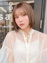 サンド 表参道(sand)&nbsp;前下がりショートボブ大人可愛い20代30代表参道