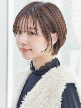ミチオ ノザワ ヘアサロン ギンザ(Michio Nozawa HAIR SALON Ginza) ウェットなスタイリングのショートボブ