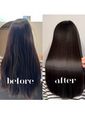 りんご幹細胞髪質改善☆縮毛矯正/オージュア/ウルトワ/新宿