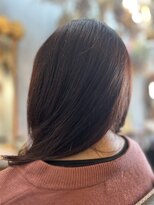 ヘアーサロン アンズ&nbsp;自然な光沢と立体感ピンク