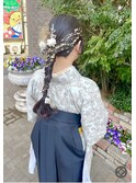 祝卒業式ヘアーセット袴お着付け