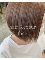 ヘアーエスクールフェイス(hair S. COEUR face) ハイライト/白髪ぼかし/４０代