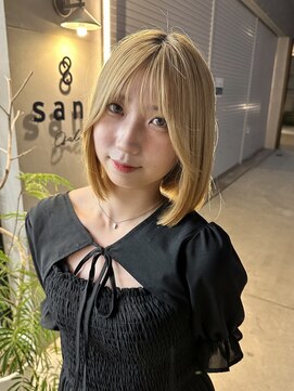 サンド 大阪梅田(sand) hegi__sand/ボブ/ショート/韓国風/前髪カット[大阪梅田]