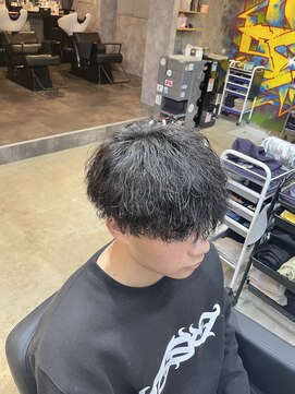 カーニー 上野(kearny) ツイストスパイラルパーマ/縦落ちパーマ/マッシュ