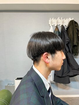 グリードヘア(GREED HAIR) メンズマッシュ×縮毛矯正