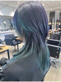 バイオレット＆グリーンデザイン