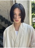=メンズボブ/スパイキーショート/ブルーブラック／MEN’S HAIR