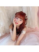 ふわふわリボンハーフツイン♪ aika