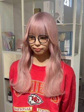 ベレーザ 渋谷(BELEZA) 12843ホワイトピンクラベンダーミルクティー髪質改善韓国風巻き