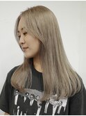 !ダブルカラーハイトーンミルクティーベージュグレージュ#原宿