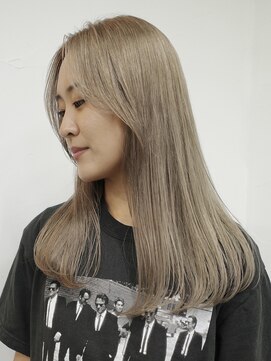 ミーム 原宿 表参道(meme) !ダブルカラーハイトーンミルクティーベージュグレージュ#原宿