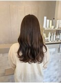 ブラウンベージュカラー/カット/イルミナカラー/20代/知立/暖色