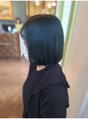 切りっぱなしボブ