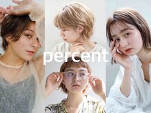 パーセント(percent)