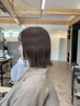 「平日限定」根本リタッチカラー＋トリートメント＋スパシャンプー【艶髪】