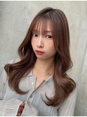 20代30代大人かわいいセミロングヘア★レイヤーカット