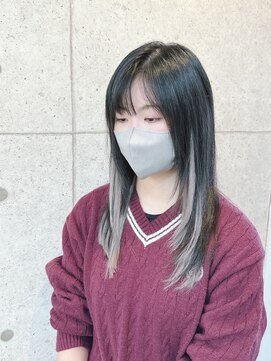 ルフレ 新宿歌舞伎町店(Reflet) エクステでインナーカラー/ブリーチなしカラー/20本