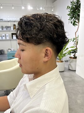 アイシーキョウト(I see kyoto) ルードなパーマスタイル/スキンフェード/メンズカット